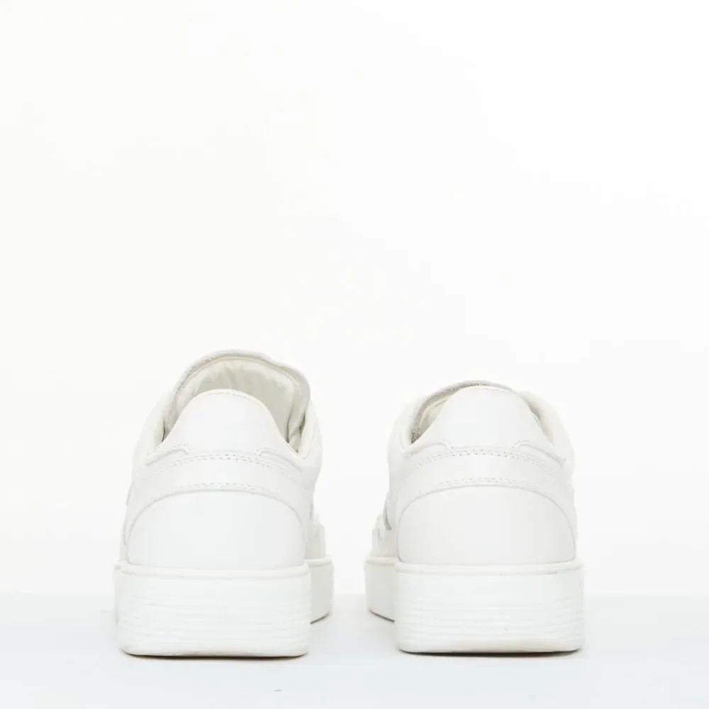 Chanel 2023 White Perforated Leather CC Logo Sneakers